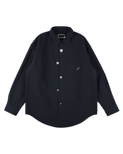 FLOATING HEART SHIRT DARK NAVY