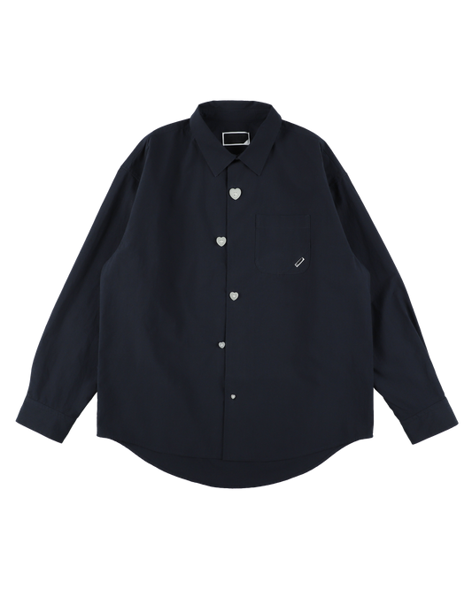 FLOATING HEART SHIRT DARK NAVY