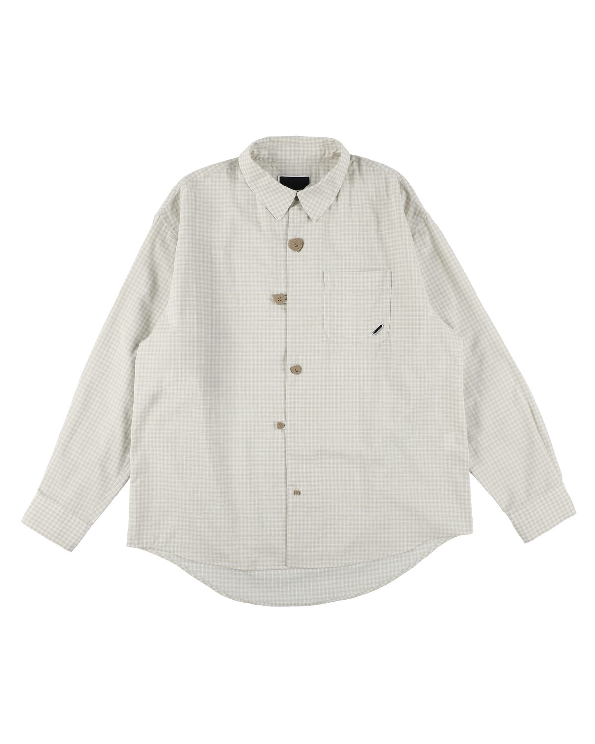 FLOATING HEART SHIRT CHECK OFF WHITE