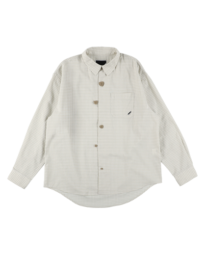 FLOATING HEART SHIRT CHECK OFF WHITE