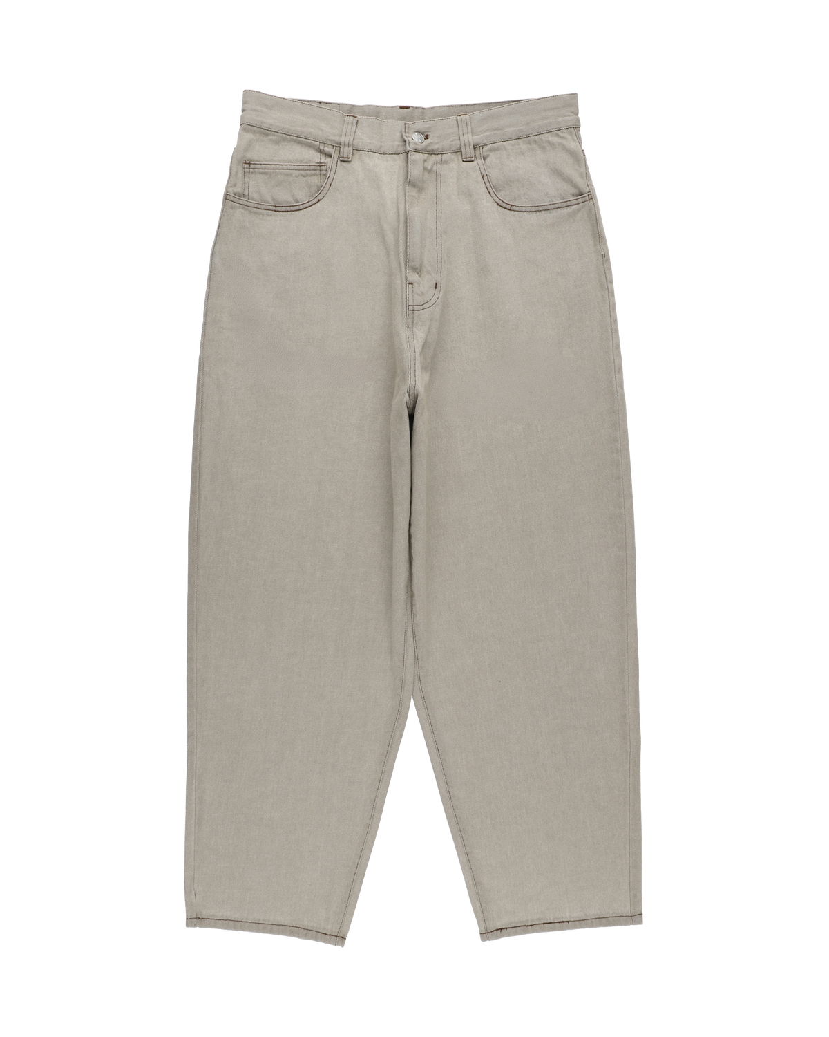 6 POCKET JEANS REGULAR BEIGE