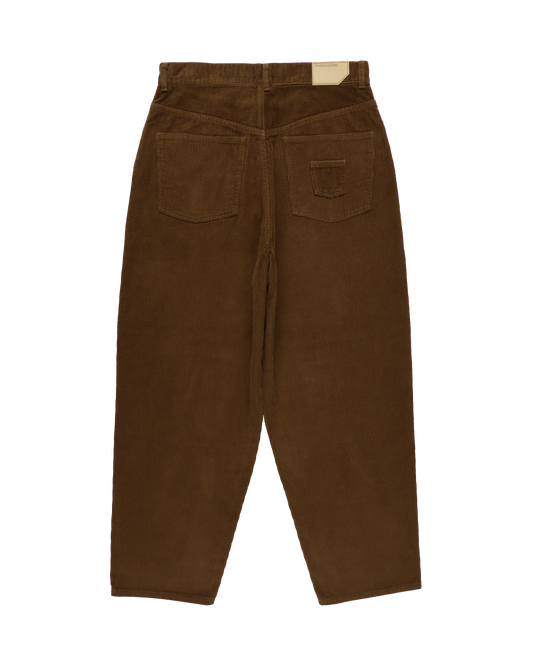6 POCKET JEANS CORD REGULAR BROWN