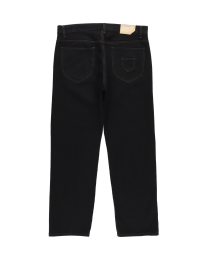 6 POCKET JEANS STRAIGHT BLACK