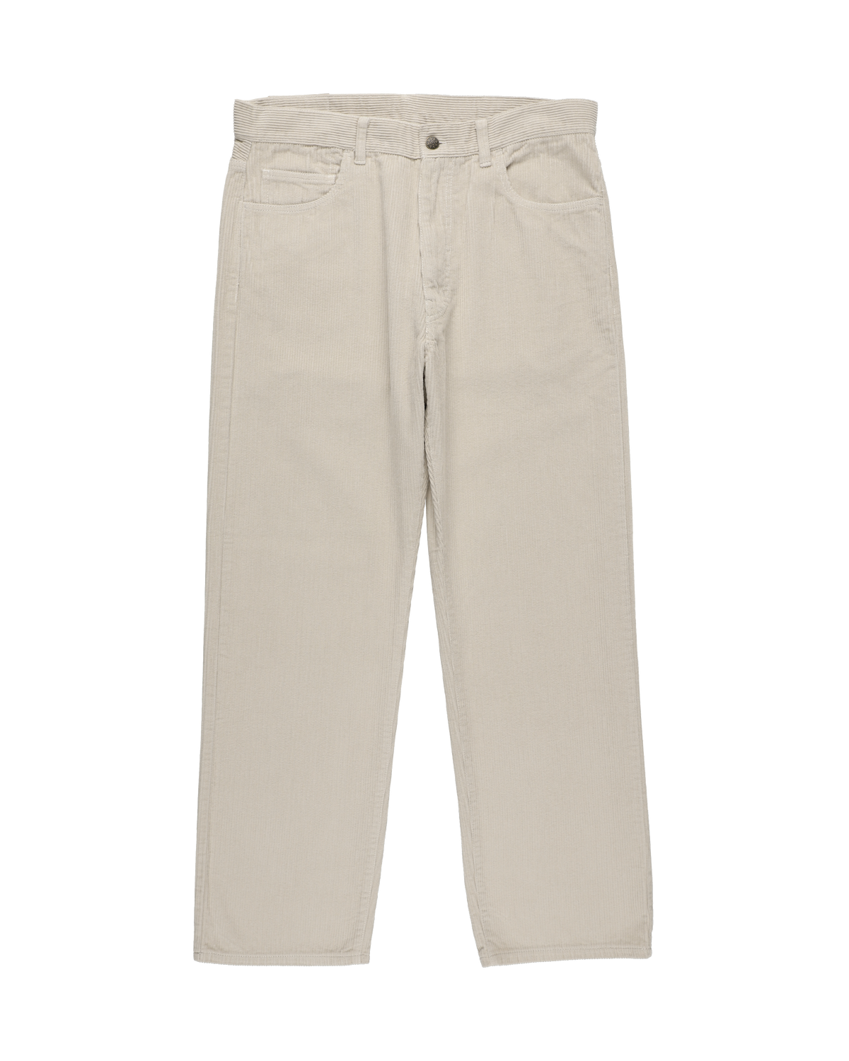 6 POCKET JEANS CORD STRAIGHT IVORY