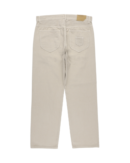 6 POCKET JEANS CORD STRAIGHT IVORY