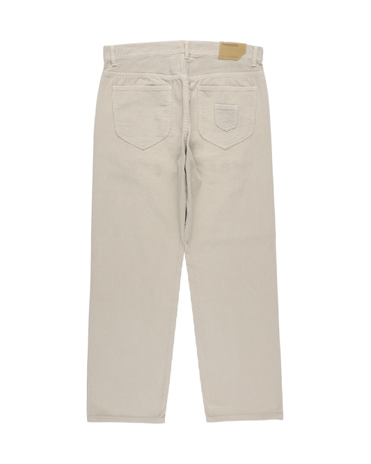 6 POCKET JEANS CORD STRAIGHT IVORY
