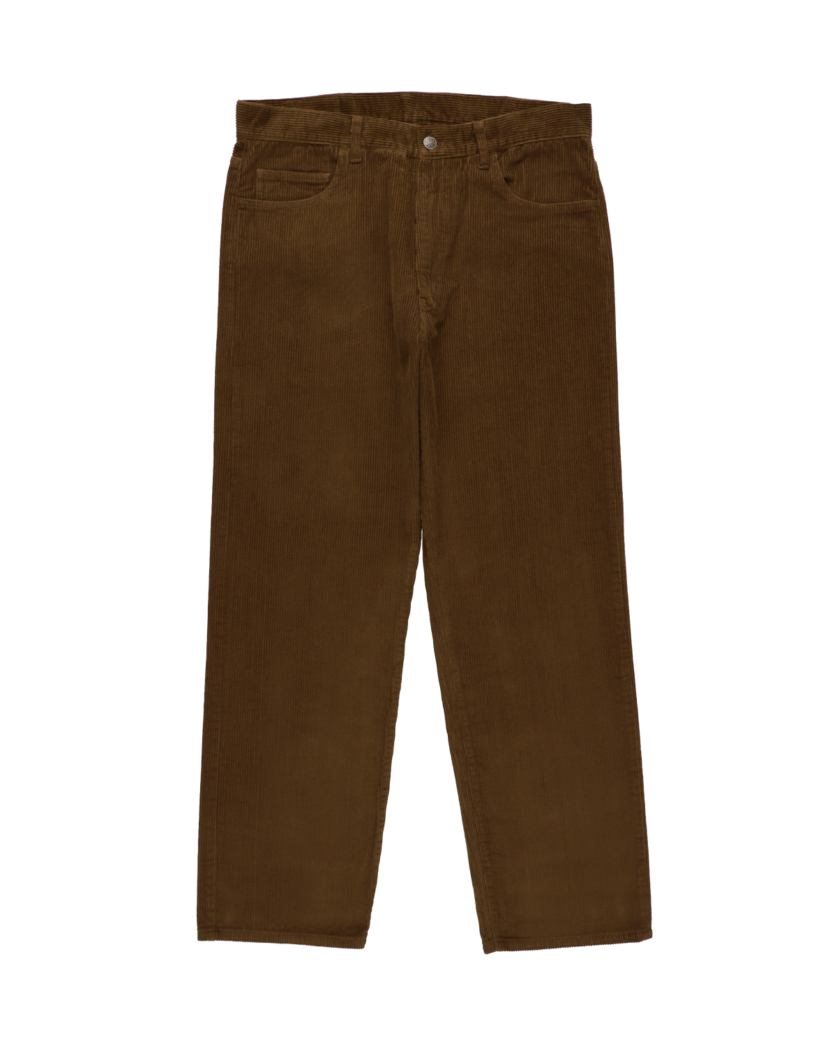 6 POCKET JEANS CORD STRAIGHT BROWN