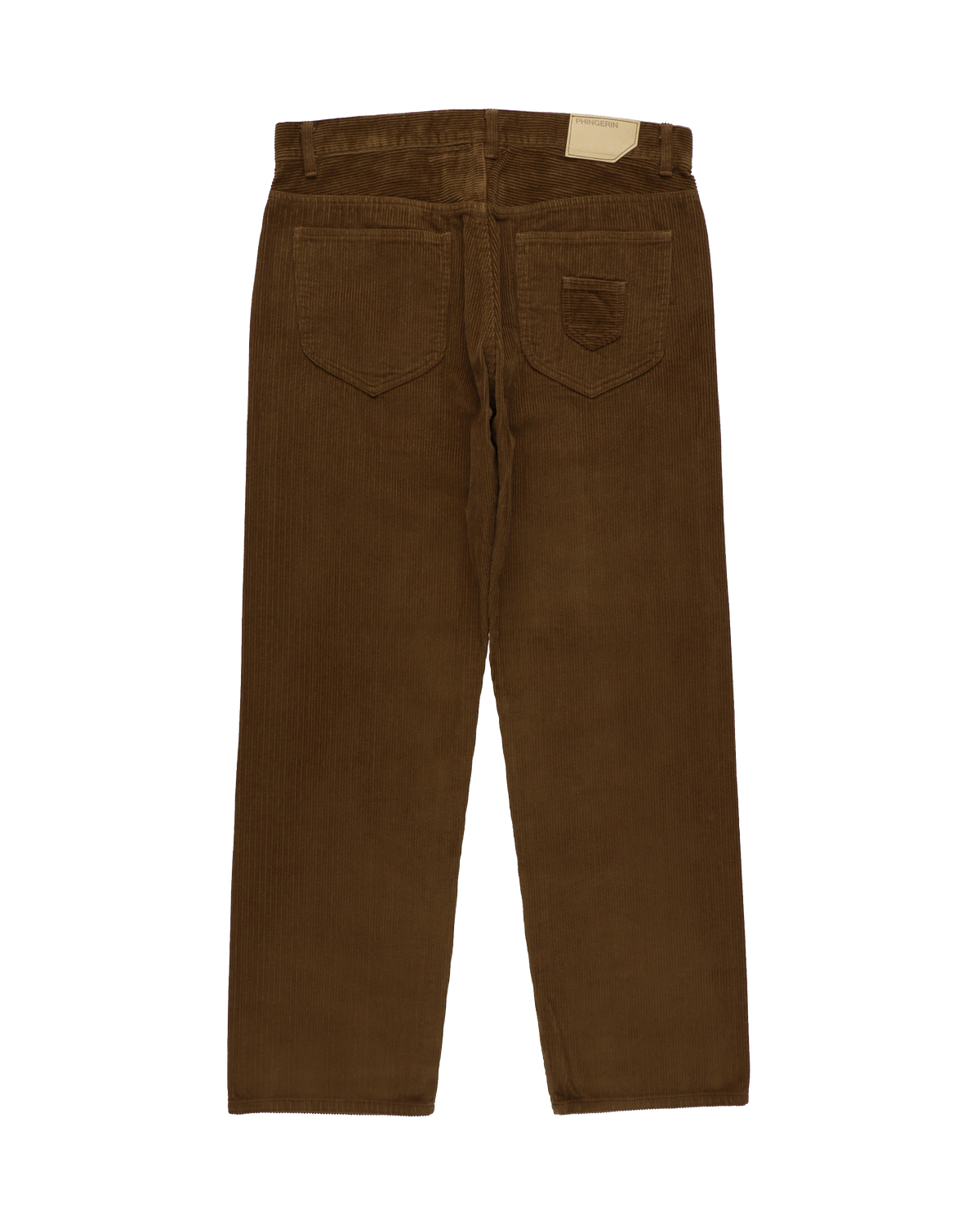 6 POCKET JEANS CORD STRAIGHT BROWN