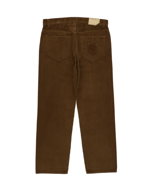 6 POCKET JEANS CORD STRAIGHT BROWN