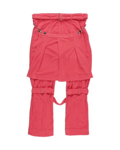 BONDAGE PANTS FLEECE VINTAGE RED