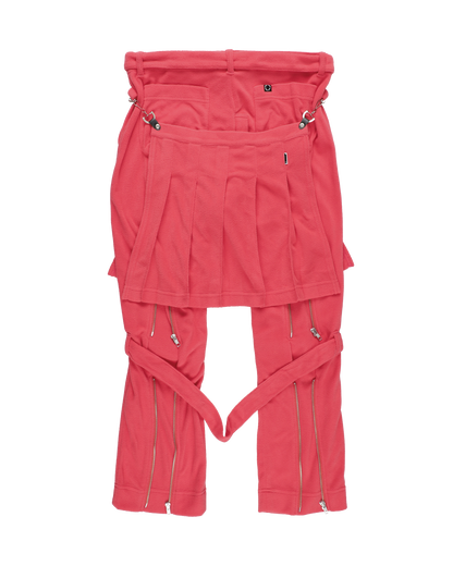BONDAGE PANTS FLEECE VINTAGE RED