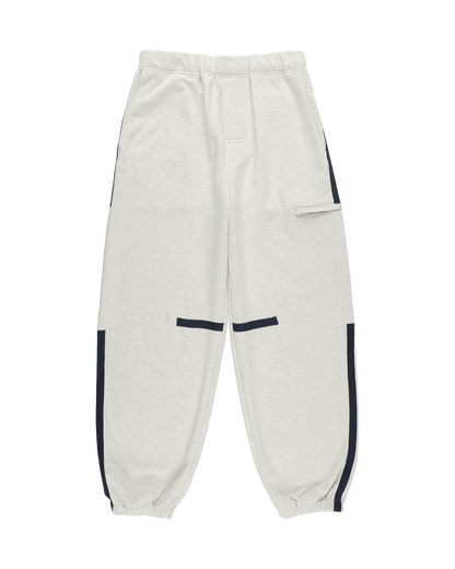 TAPE SWEATPANTS OATMEAL