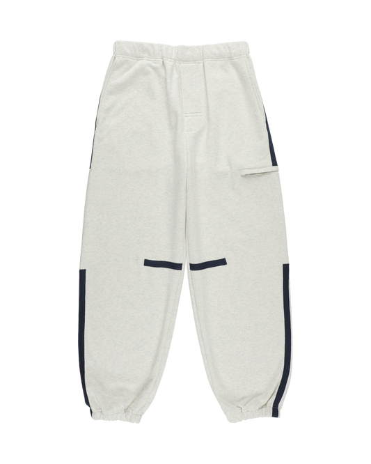 TAPE SWEATPANTS OATMEAL