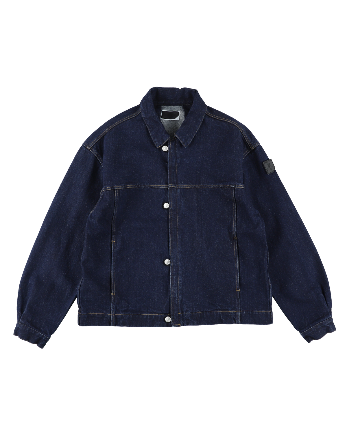 LOOP FRONT DENIM JACKET NAVY