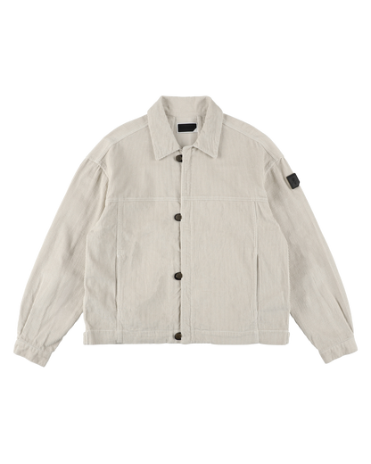 LOOP FRONT CORD JACKET IVORY