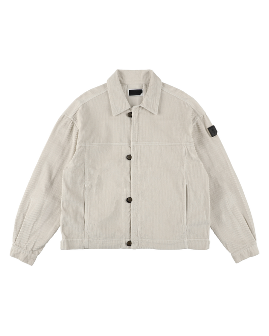 LOOP FRONT CORD JACKET IVORY