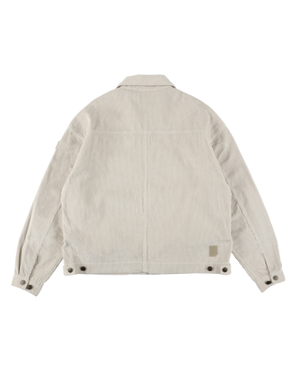 LOOP FRONT CORD JACKET IVORY