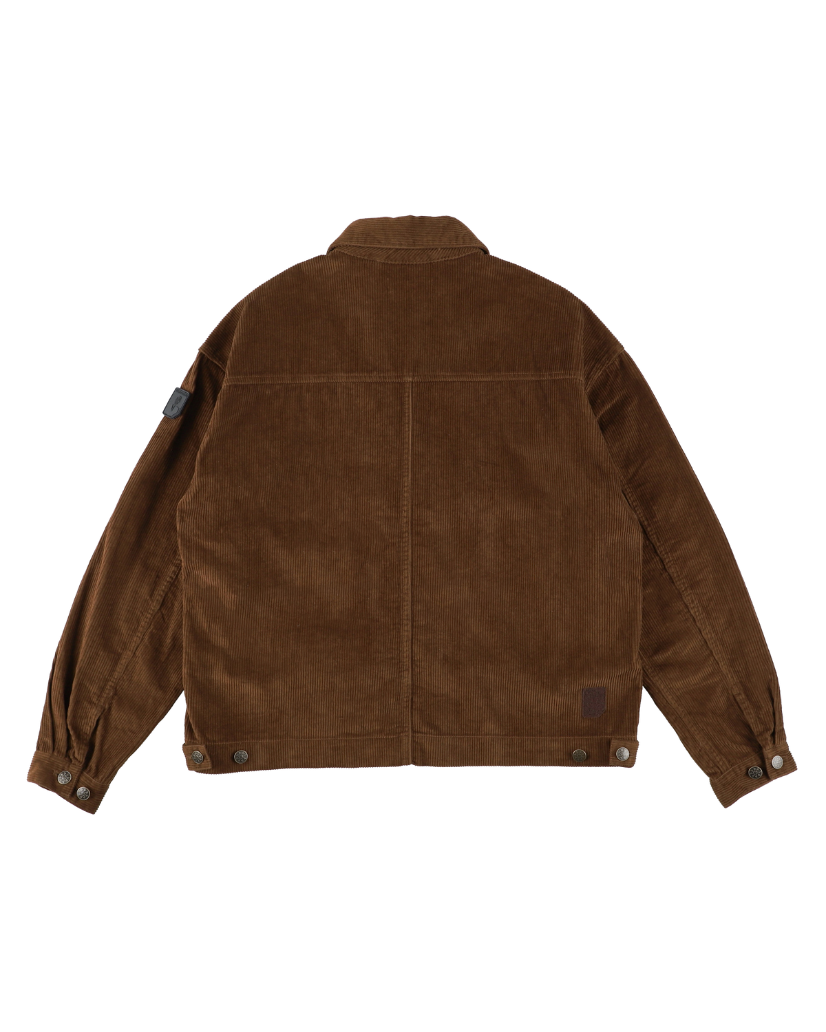LOOP FRONT CORD JACKET BROWN