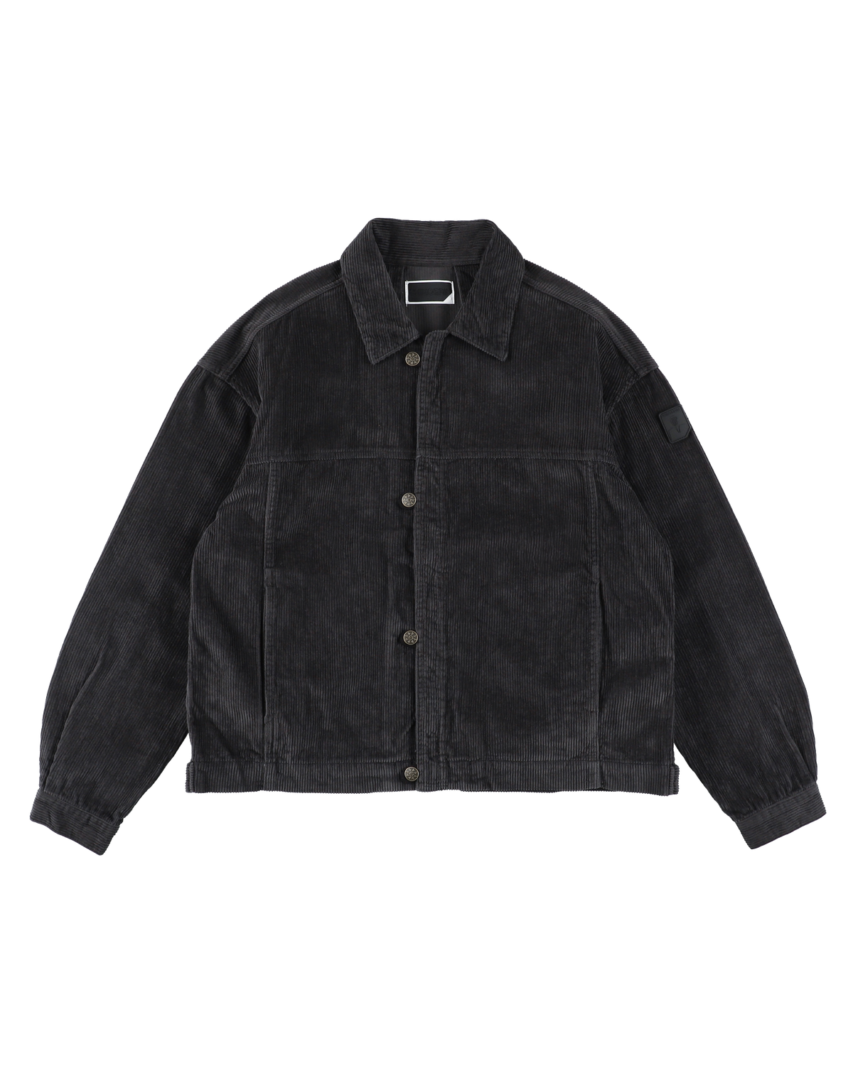 LOOP FRONT CORD JACKET CHARCOAL