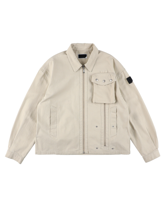 LIFT TRUCKER JACKET IVORY