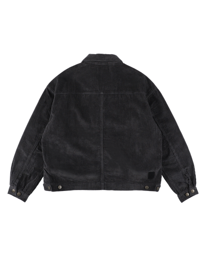 LOOP FRONT CORD JACKET CHARCOAL