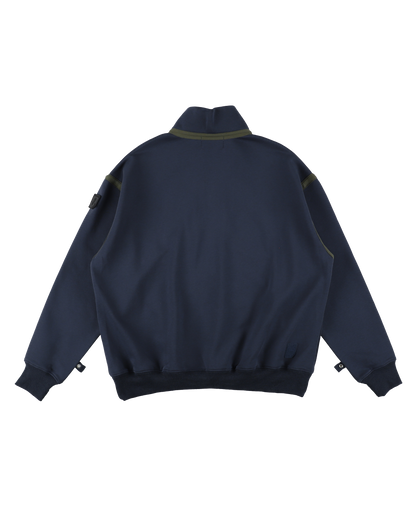 QUARTER ZIP SWEATSHIRT NAVY
