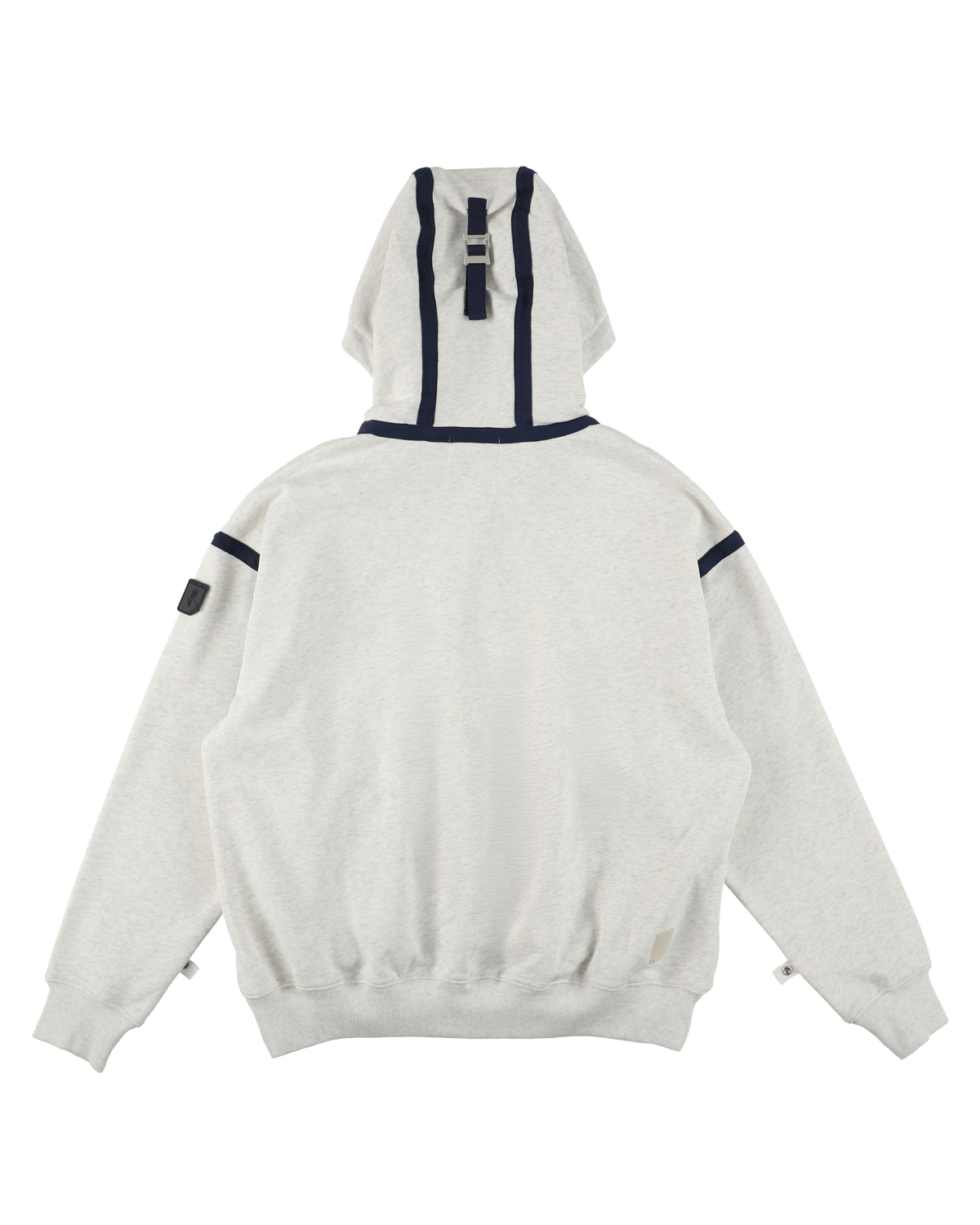 VISOR QUARTER ZIP HOODIE OATMEAL
