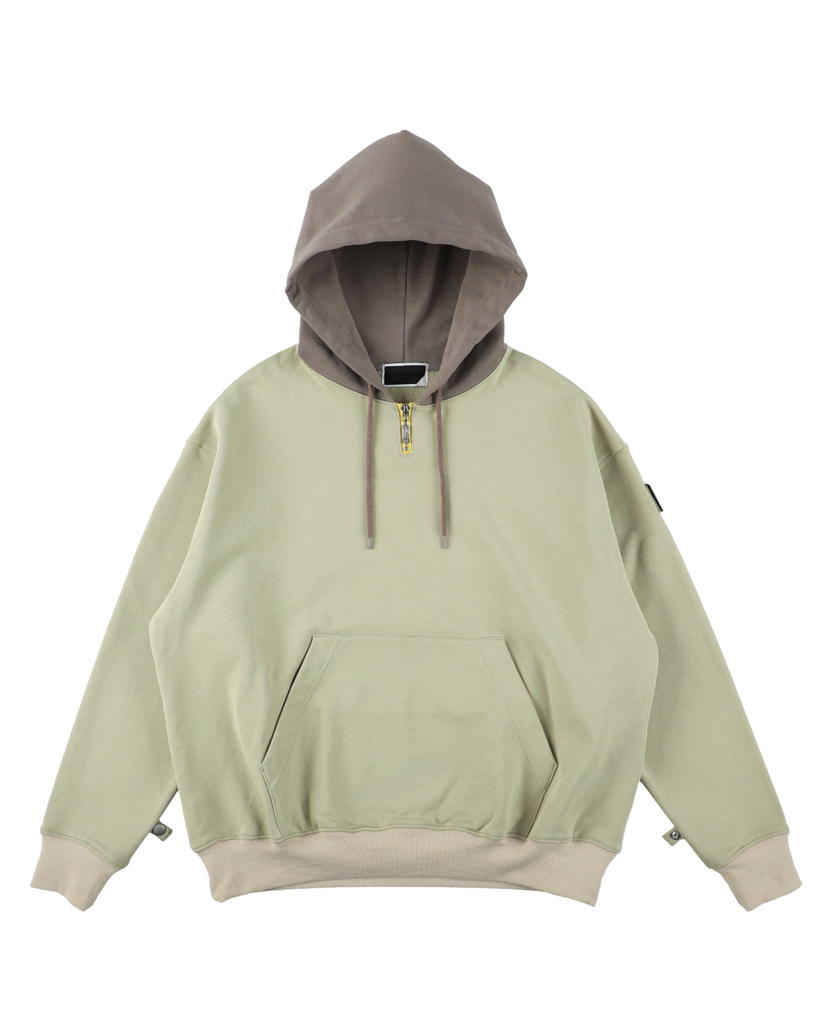 MINI ZIP HOODIE MOSS GREY