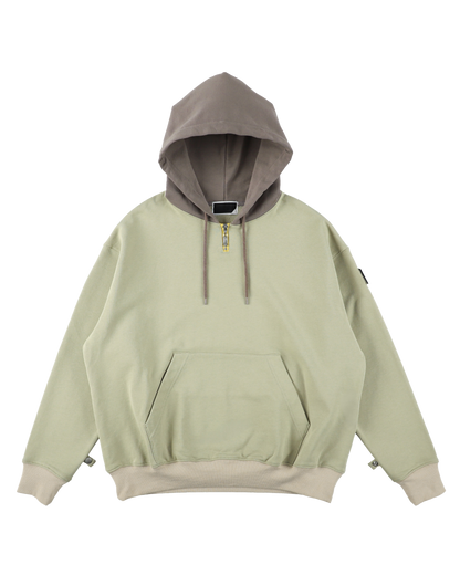 MINI ZIP HOODIE MOSS GREY