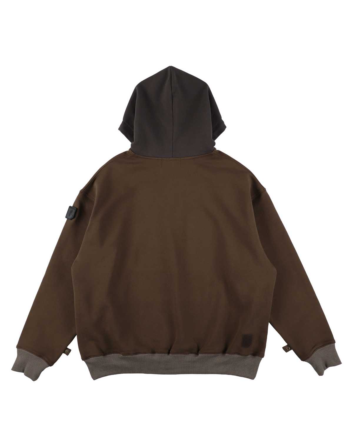 MINI ZIP HOODIE BROWN