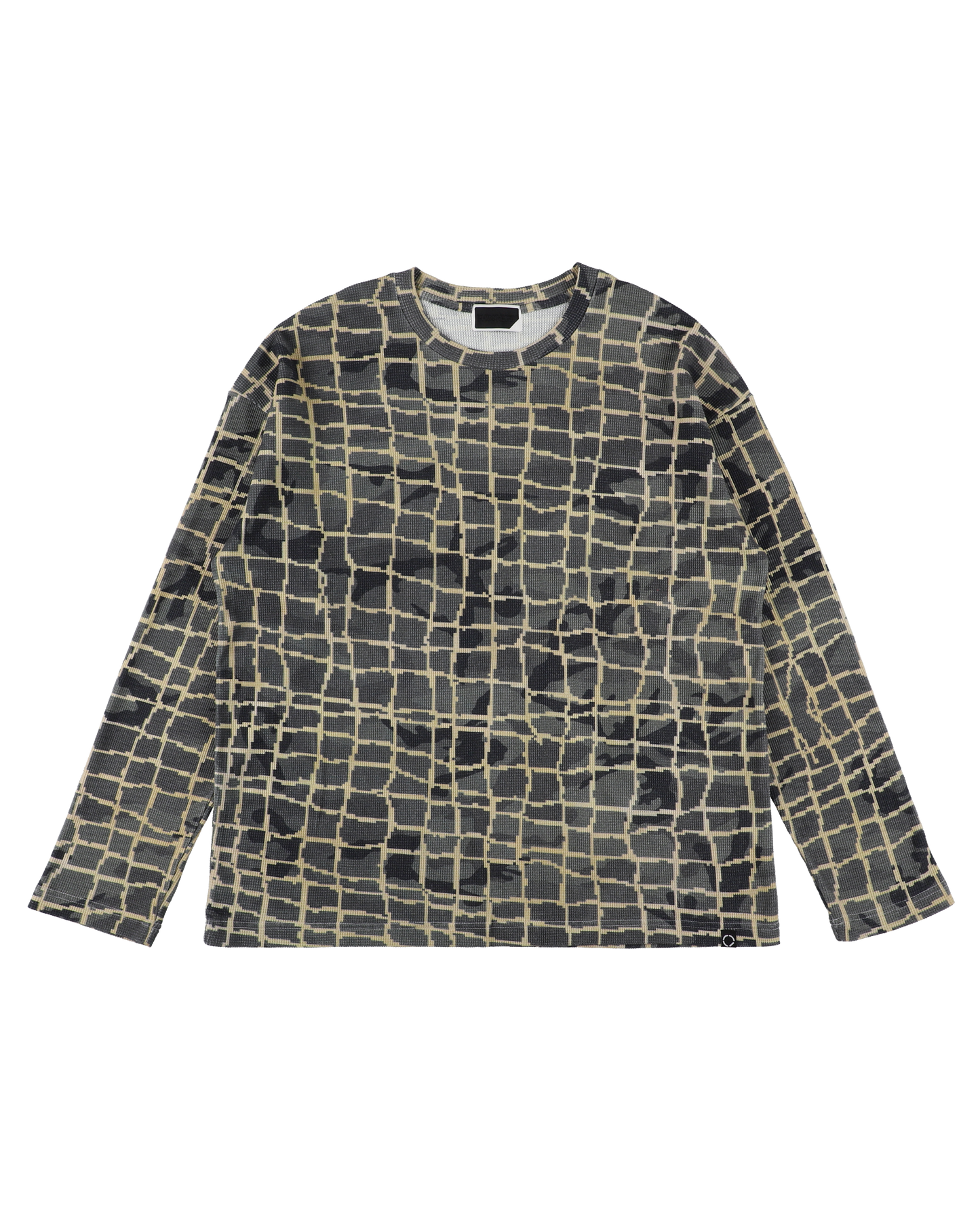 NET L/S WAFFLE THERMAL BEIGE NET