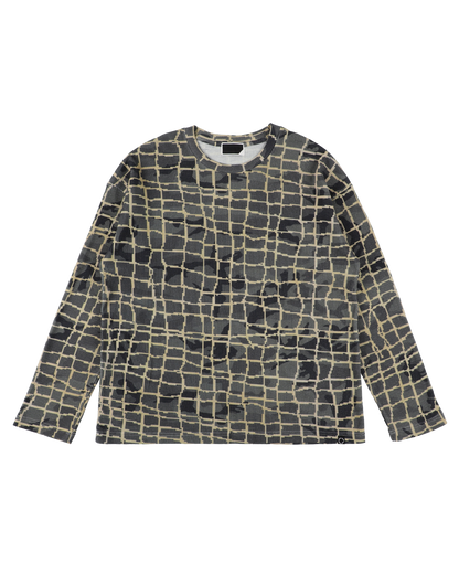NET L/S WAFFLE THERMAL BEIGE NET