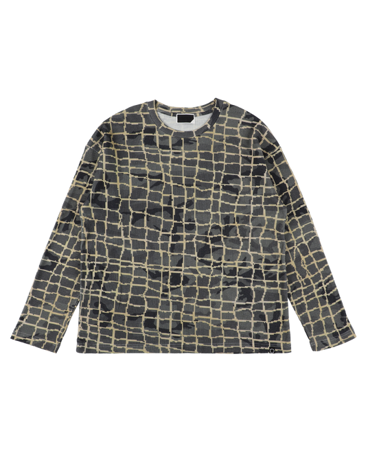 NET L/S WAFFLE THERMAL BEIGE NET