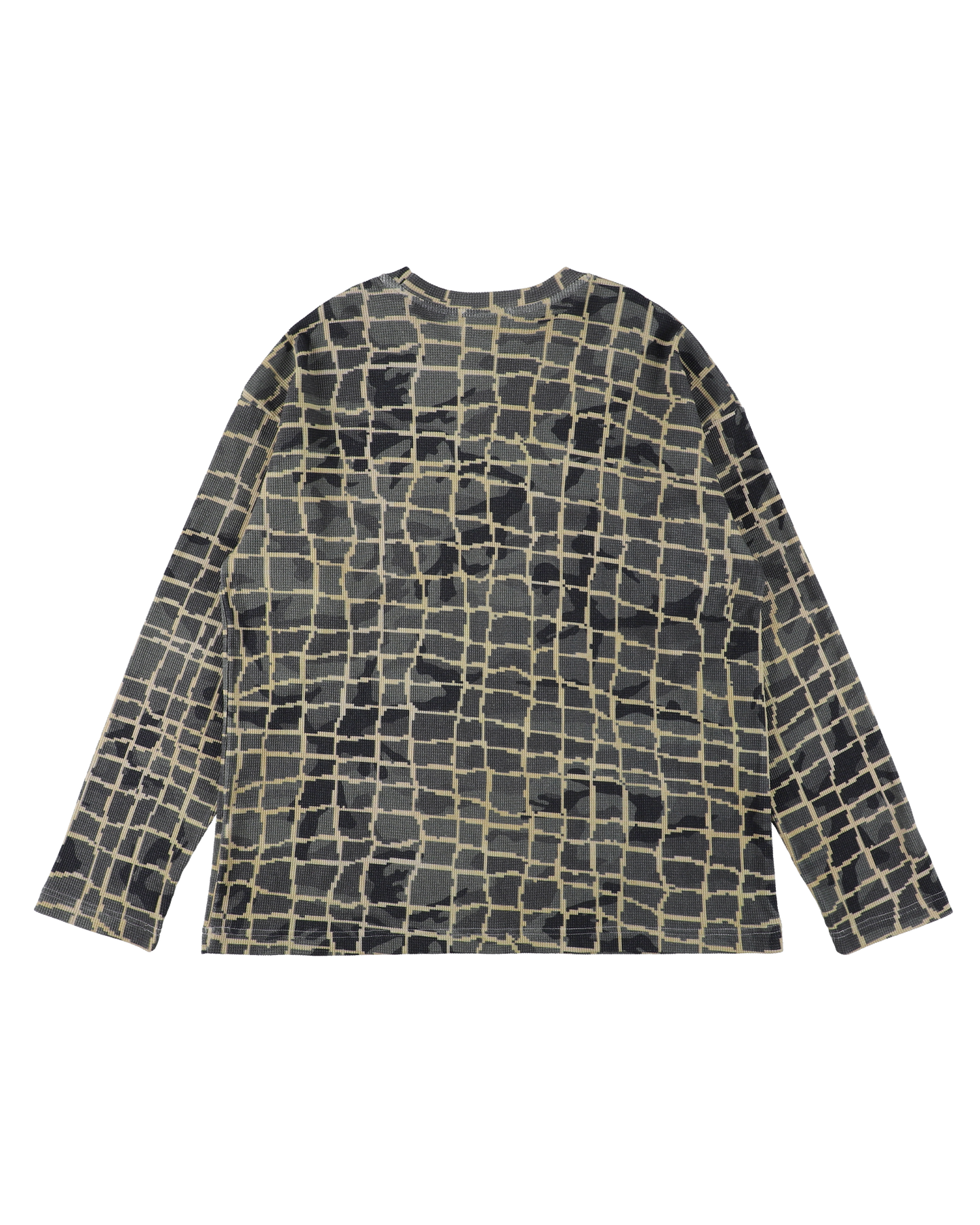 NET L/S WAFFLE THERMAL BEIGE NET