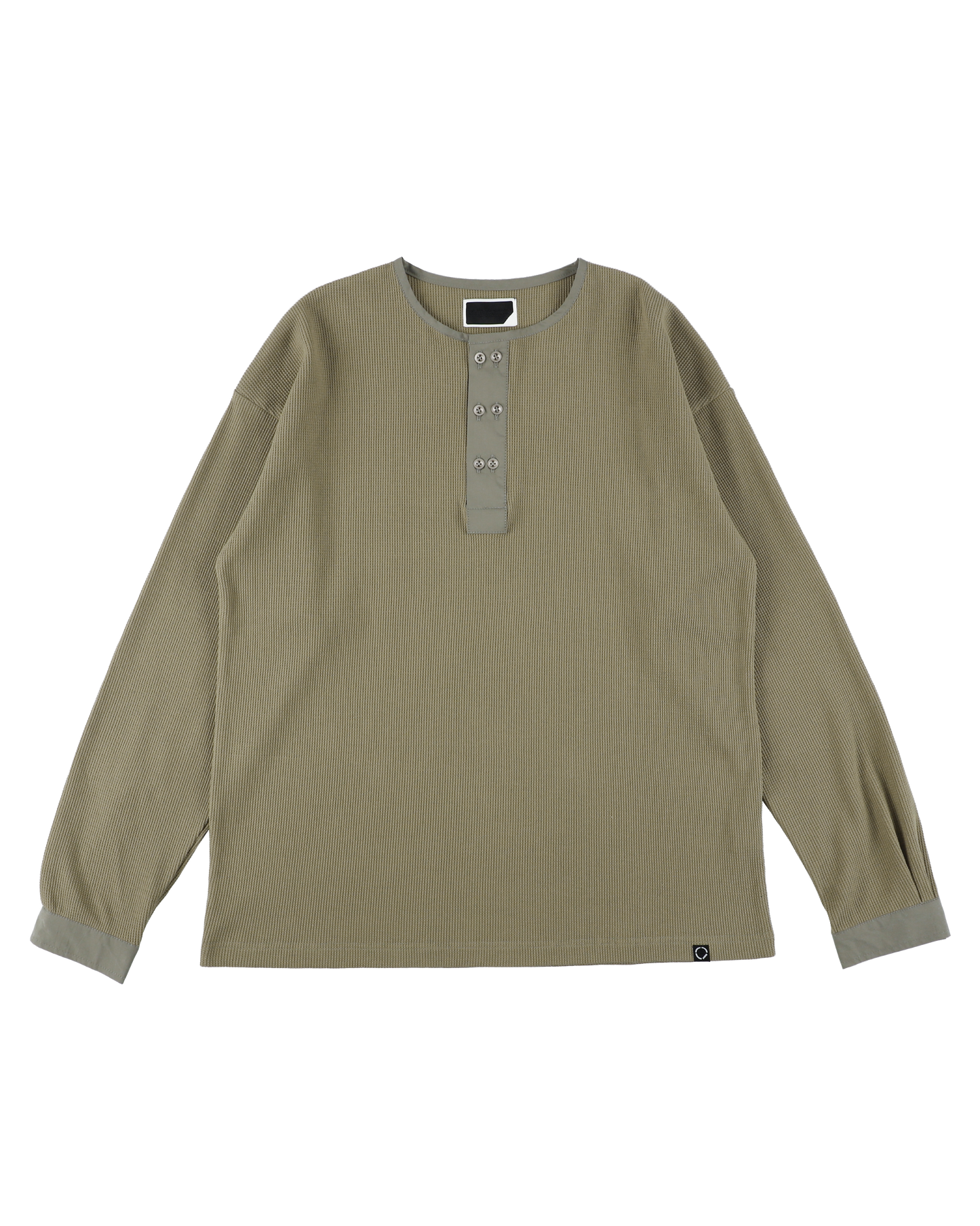 DOUBLE HENLEY L/S TEE OLIVE DRAB