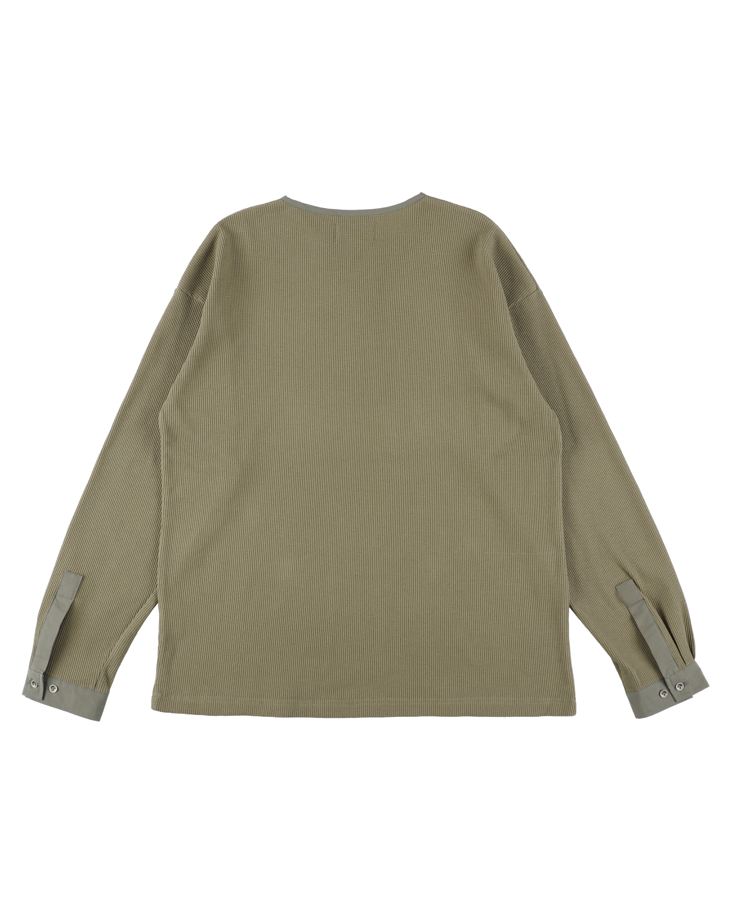 DOUBLE HENLEY L/S TEE OLIVE DRAB