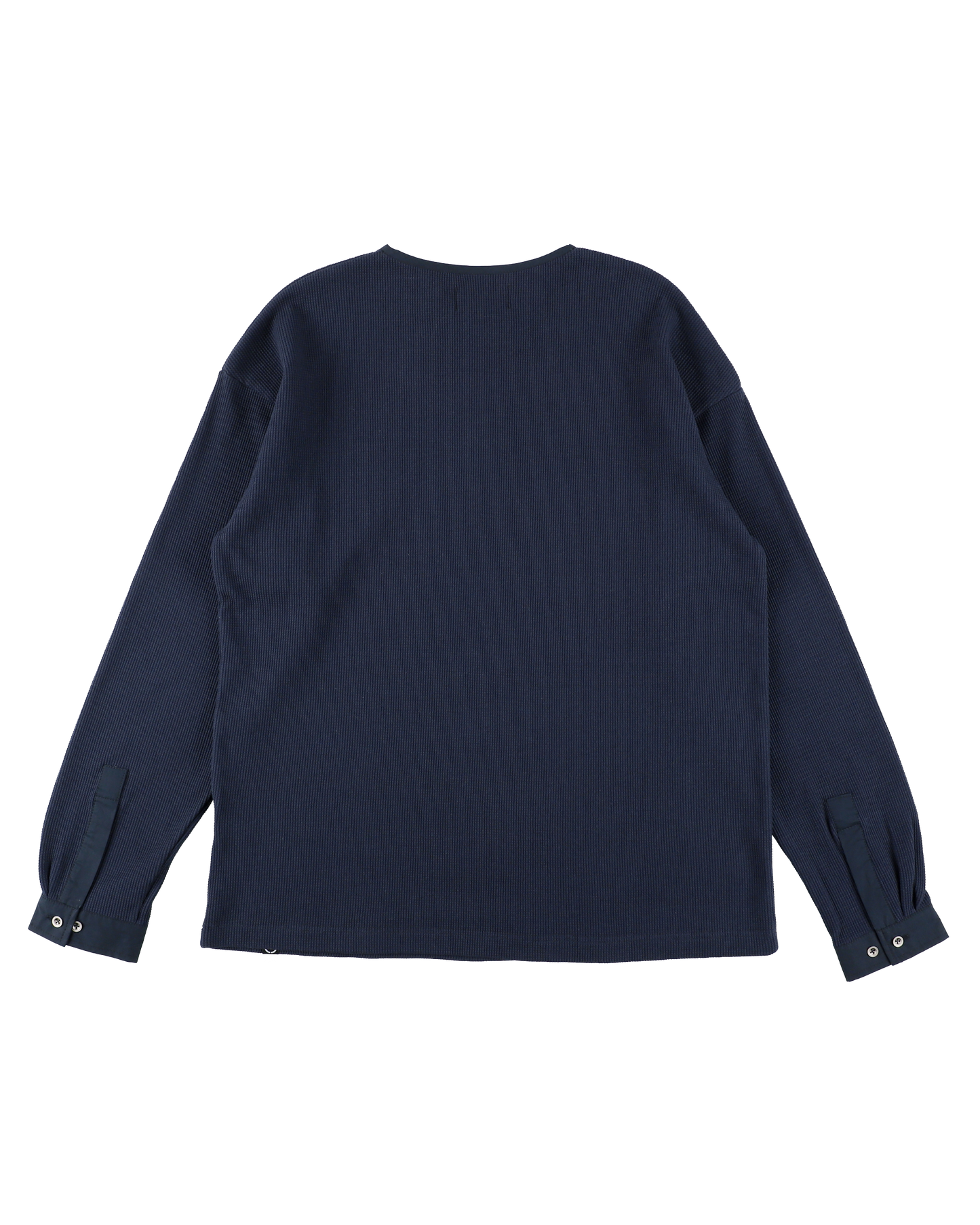 DOUBLE HENLEY L/S TEE NAVY