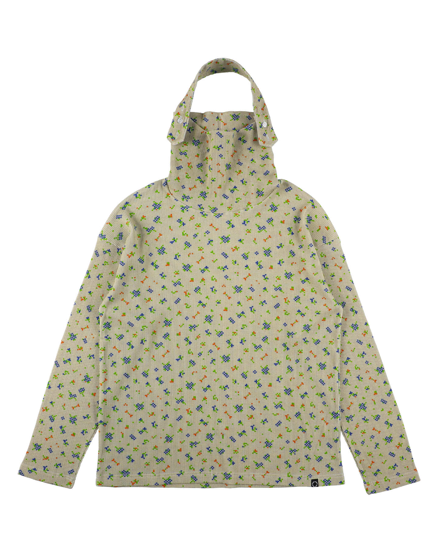 FLOWER L/S WAFFLE HEAD STRAP THERMAL BEIGE
