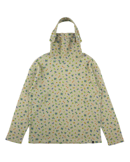 FLOWER L/S WAFFLE HEAD STRAP THERMAL BEIGE