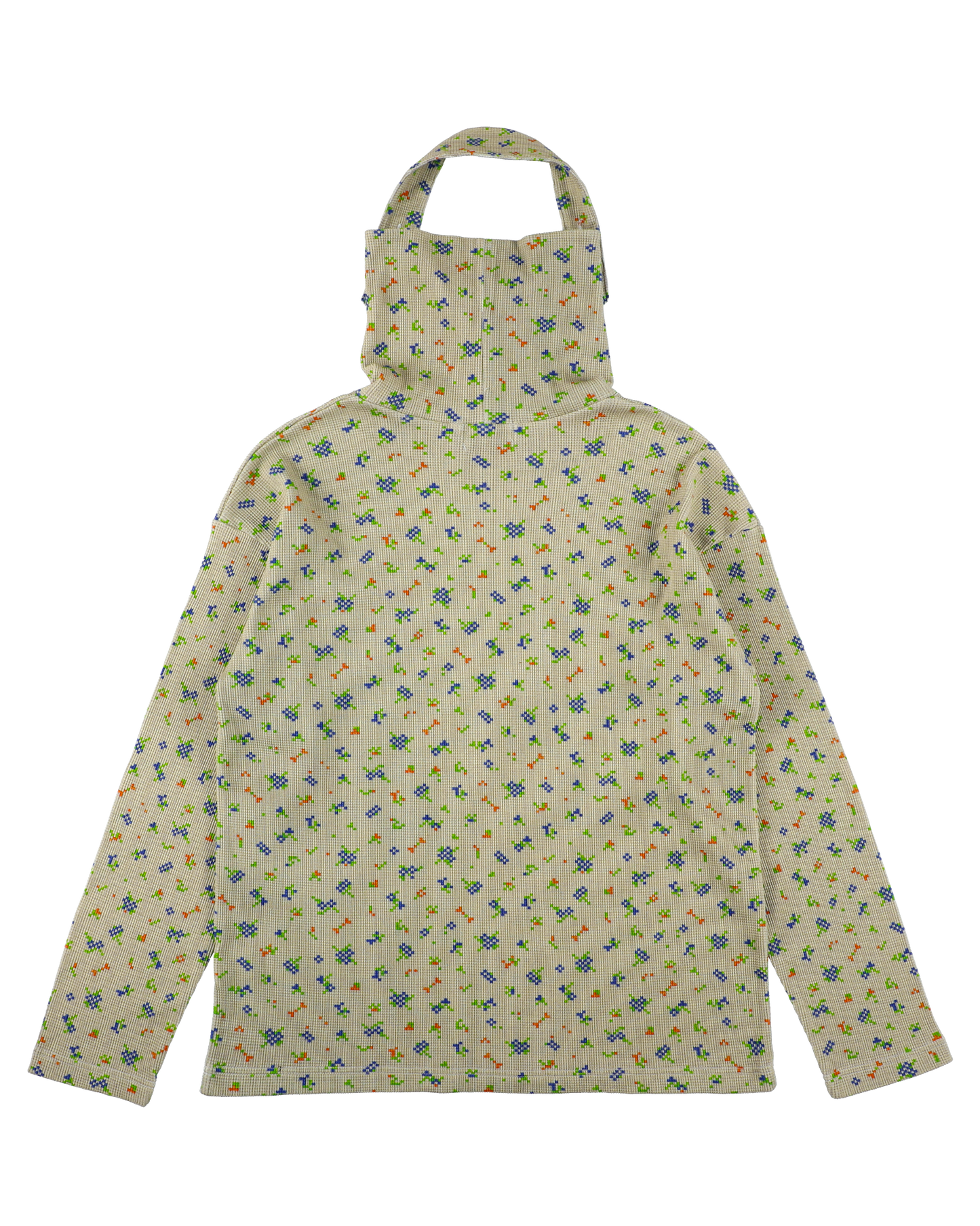 FLOWER L/S WAFFLE HEAD STRAP THERMAL BEIGE