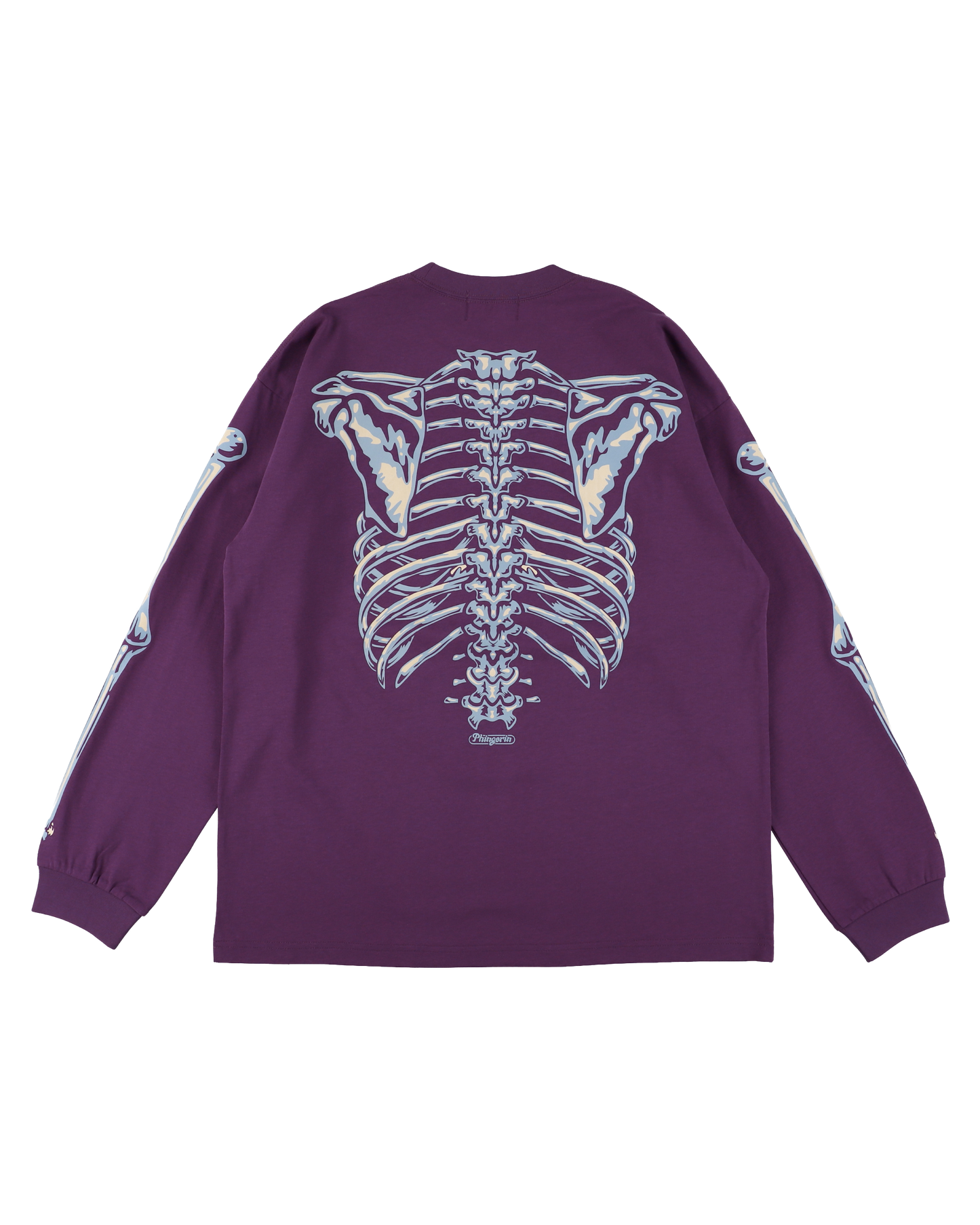 BONES L/S TEE PURPLE