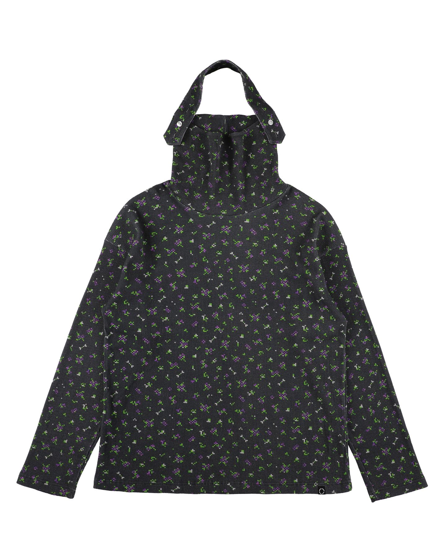 FLOWER L/S WAFFLE HEAD STRAP THERMAL BLACK