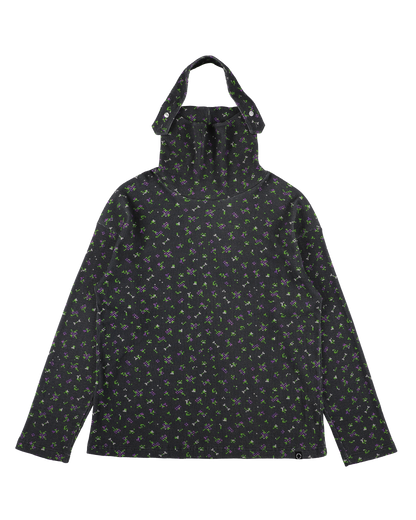 FLOWER L/S WAFFLE HEAD STRAP THERMAL BLACK