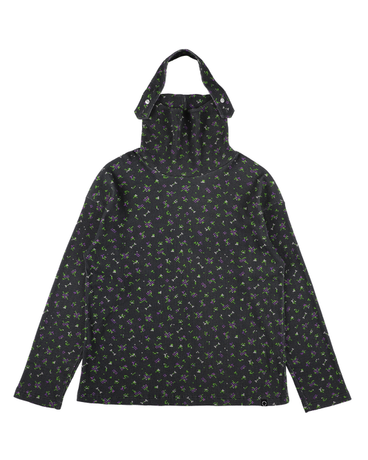 FLOWER L/S WAFFLE HEAD STRAP THERMAL BLACK