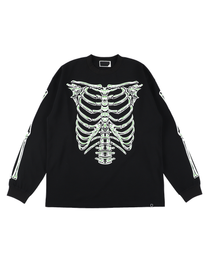 BONES L/S TEE BLACK