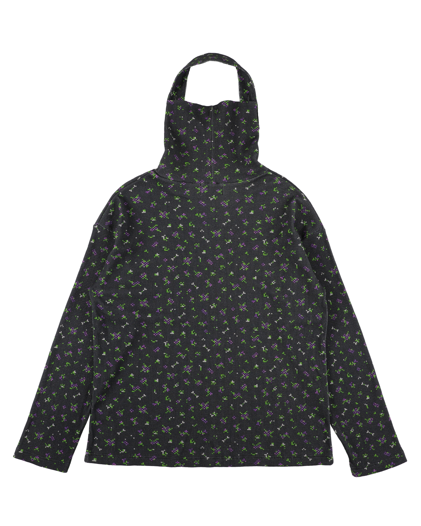 FLOWER L/S WAFFLE HEAD STRAP THERMAL BLACK