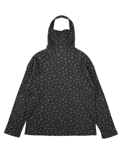 FLOWER L/S WAFFLE HEAD STRAP THERMAL BLACK