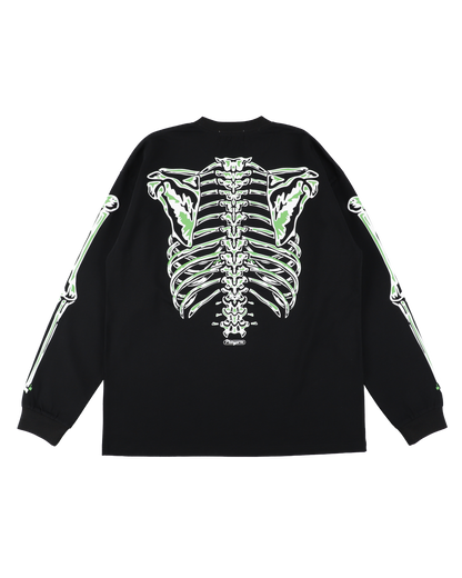 BONES L/S TEE BLACK
