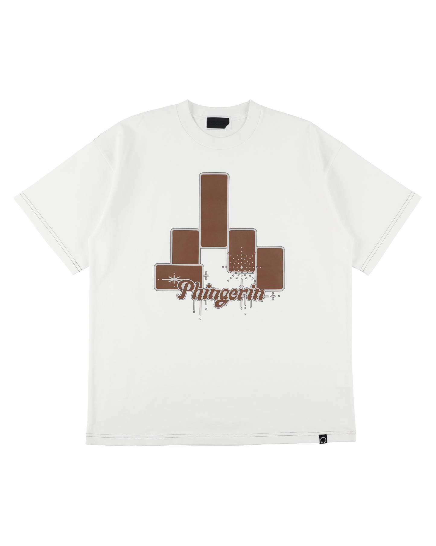 BLOCK S/S TEE WHITE