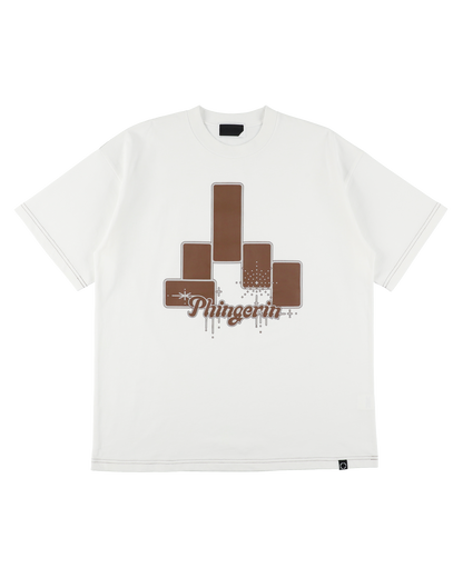 BLOCK S/S TEE WHITE